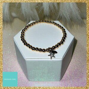 "Shine" Empowerment Stretch Beaded Bracelet by Origami Owl NWOT